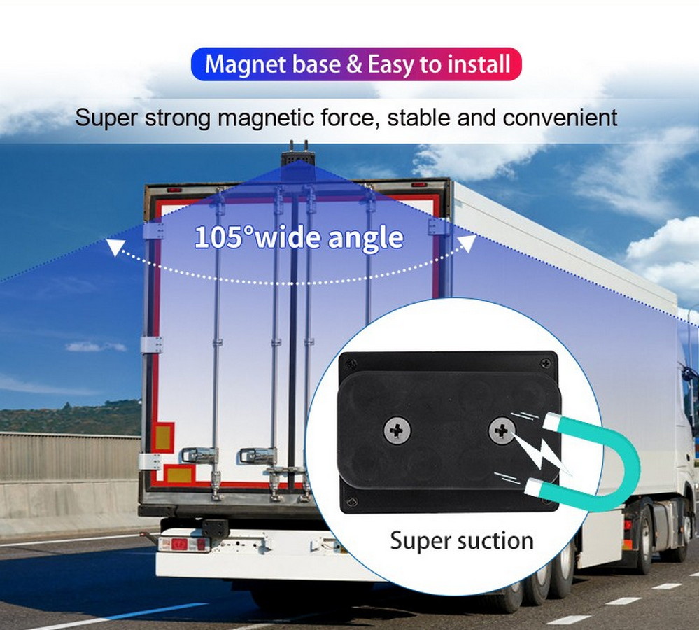 κάμερα wifi με μαγνήτη για φορτηγό φορτηγό