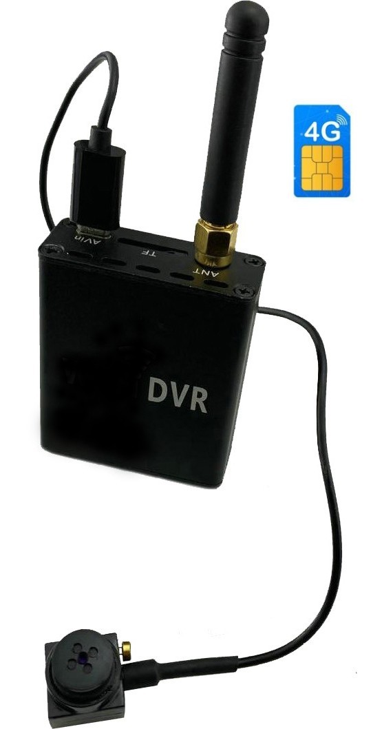 Ζωντανή μετάδοση κατασκοπείας με κουμπιά κάμερας - παρακολούθηση μέσω Διαδικτύου μέσω τοποθετημένης κάρτας SIM 4G