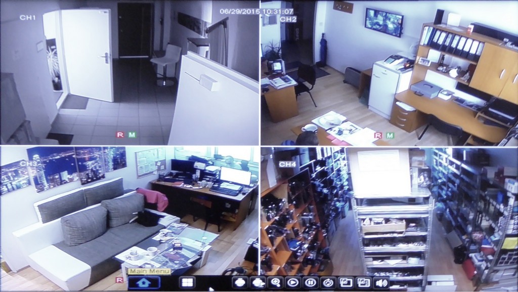 Ρύθμιση IQ Ζωντανή εγγραφή CCTV DVR