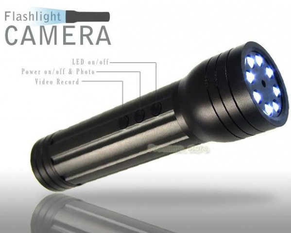 Φακός με κάμερα - LED υψηλής ισχύος 8x