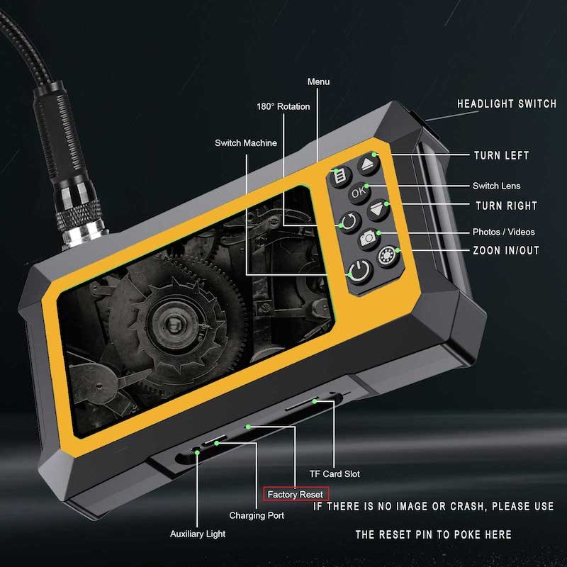 κάμερα επιθεώρησης borescope