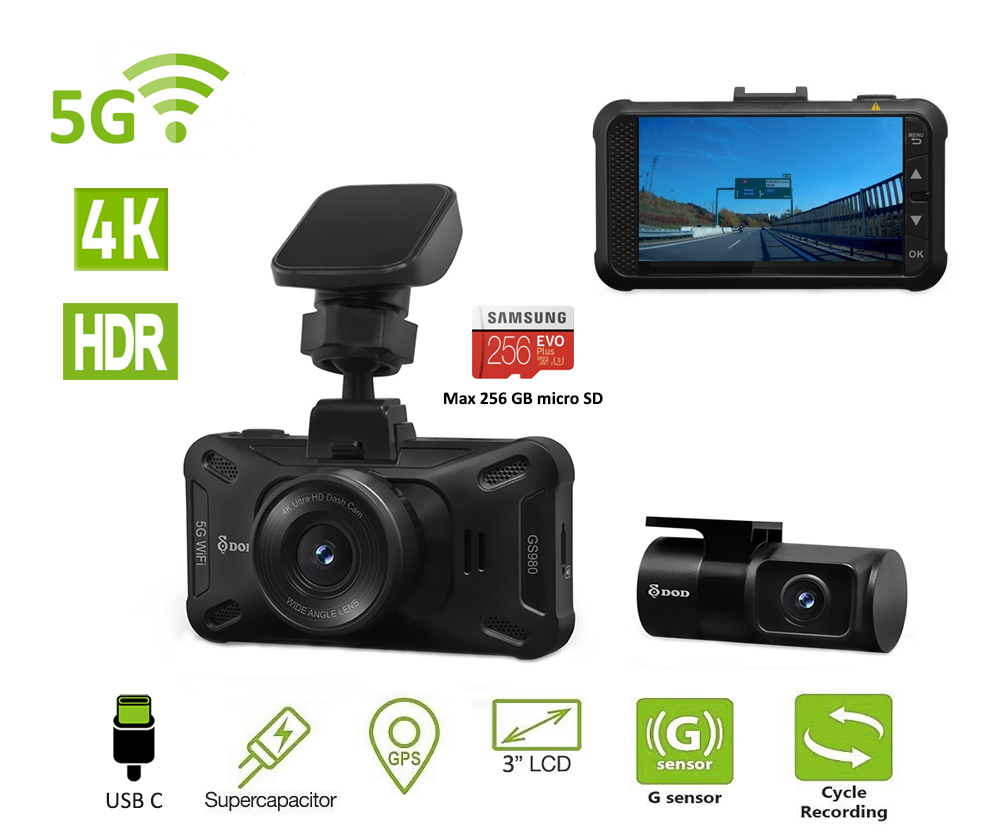 Η καλύτερη κάμερα αυτοκινήτου 4k 5G με GPS